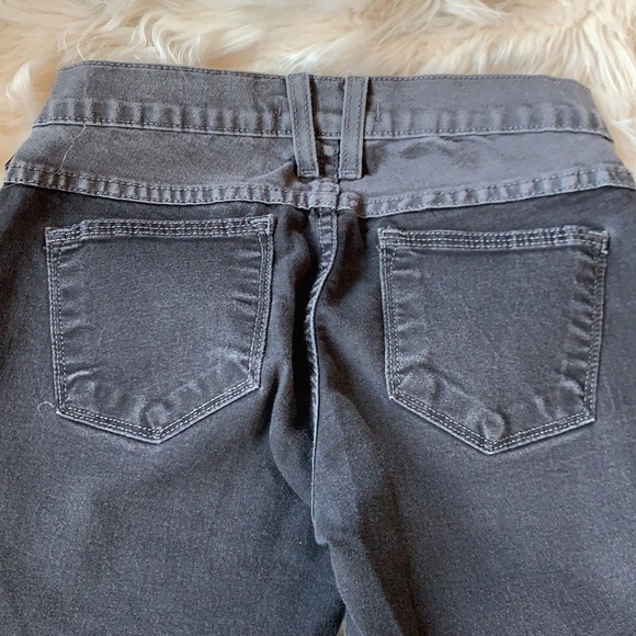 Flying Monkey Gray and Black Color Block Stretchy Jeans Size 25 - Picture 7 of 12